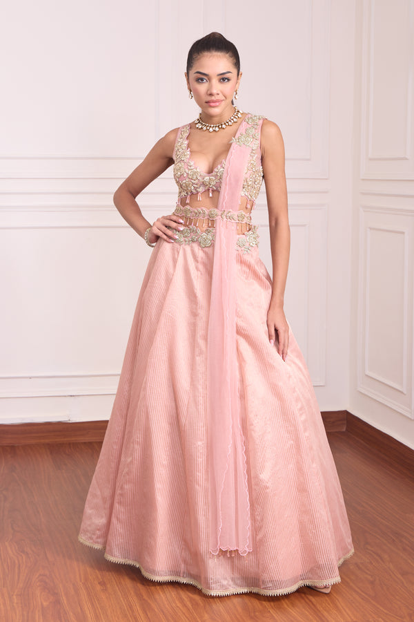 Cherry Blossom Bloomwhisper Reverie Lehenga Set